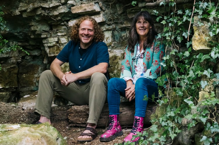 herbalist Nathaniel Hughes and artist Fiona Owen