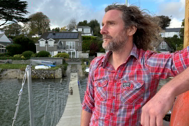 Dean Richards on the foreshore at Point