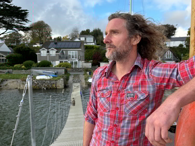 Dean Richards on the foreshore at Point
