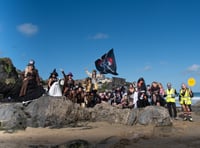 Swarm of 'zombies' take over town