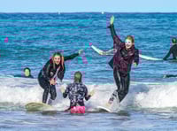 Morning of fun, thrills and chills at Halloween surf event