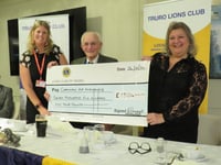 Lions raise more than £7,500 for Cornwall Air Ambulance Trust