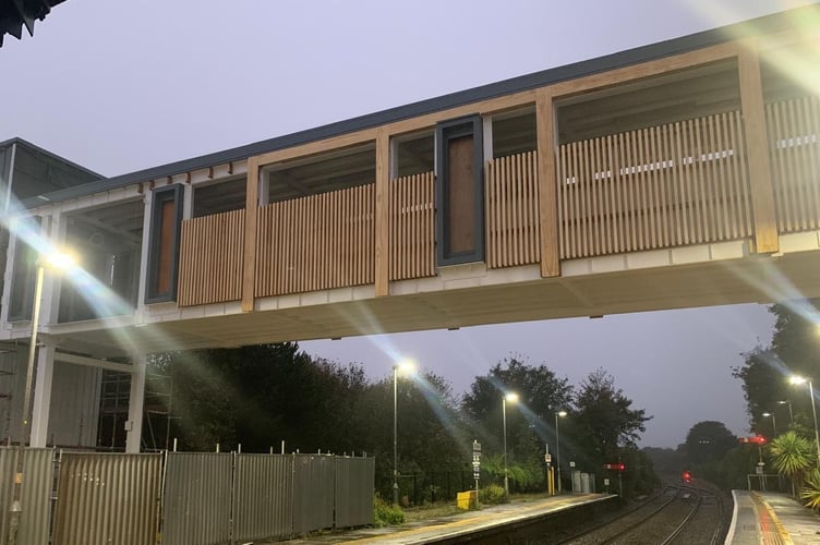St Erth's new footbridge.