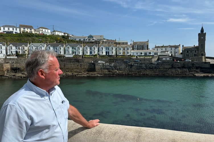 Mayor of Porthleven Mike Toy