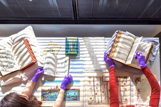 The university’s special collections hold almost 500 archive collections and several thousand rare books.