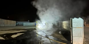 Fire crews tackle agricultural vehicle blaze