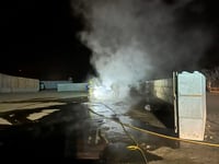 Fire crews tackle agricultural vehicle blaze