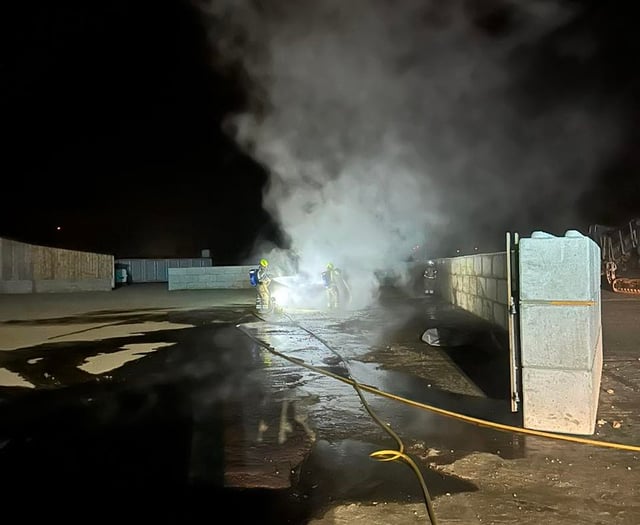 Fire crews tackle agricultural vehicle blaze