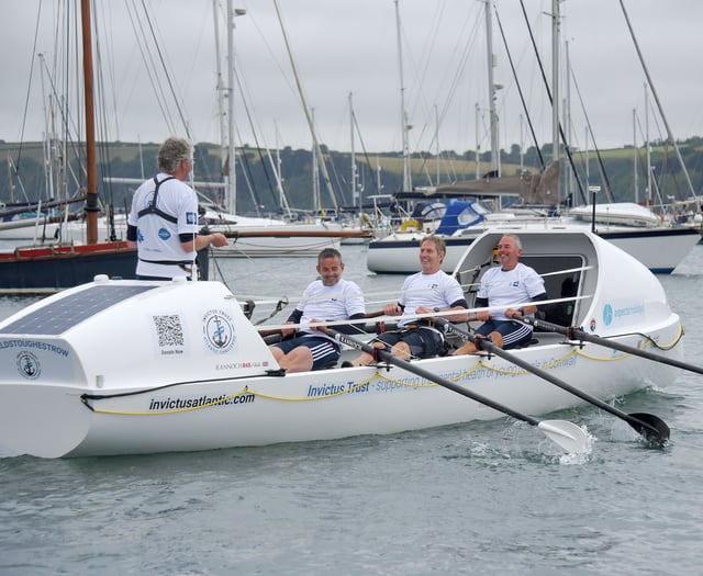 Team take on 24-hour rowathon ahead of 3,000-mile Atlantic challenge