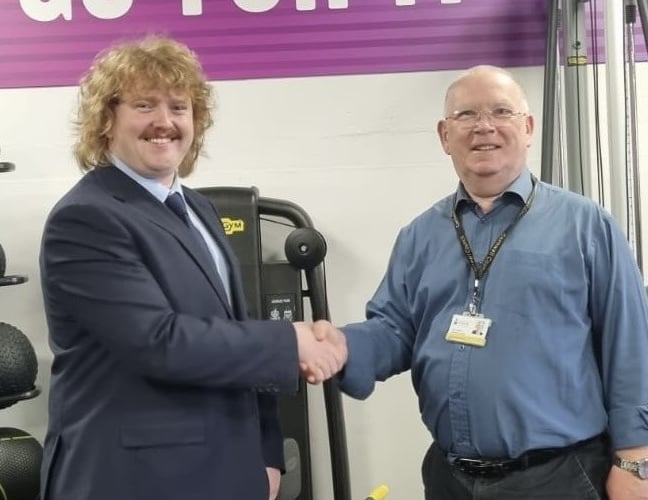 Joe and Cllr Thomas