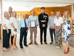 Holywell Bay Surf Life Saving Club receives King's Award