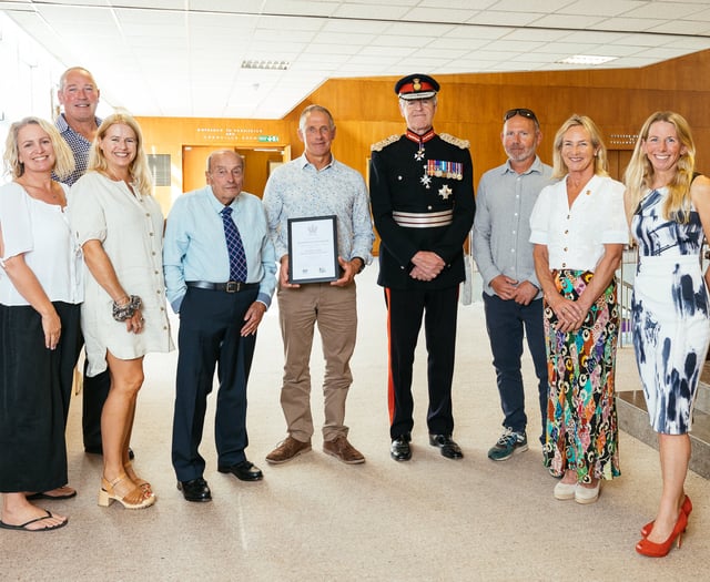 Holywell Bay Surf Life Saving Club receives King's Award