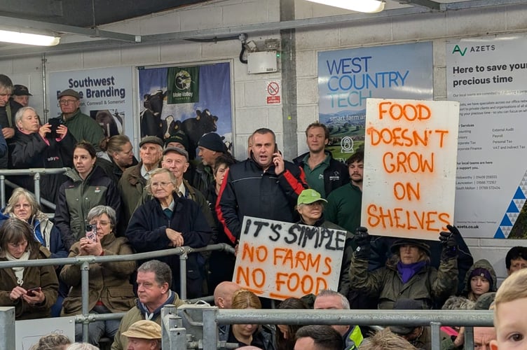 Holsworthy Farming Protest