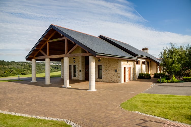 Treswithian Downs Crematorium.