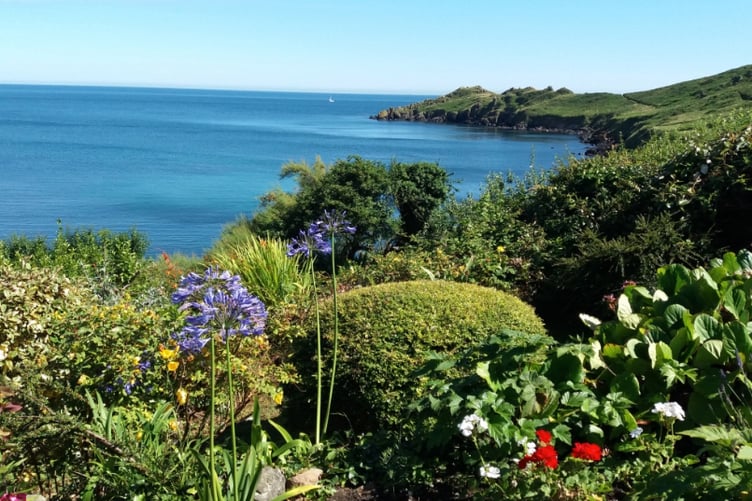 A section of the coastline near Coverack.