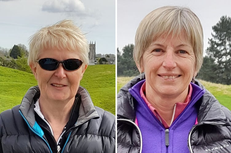 Linda Radley (left) took the Weekend Stableford on November 17, while Bridgitte Worth (right) took top spot in the Wednesday Stableford three days later. Pictures: St Mellion Golf Club