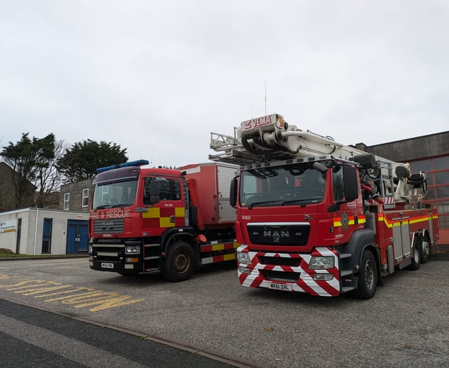 Fire crews attended blaze at property on outskirts of Newquay