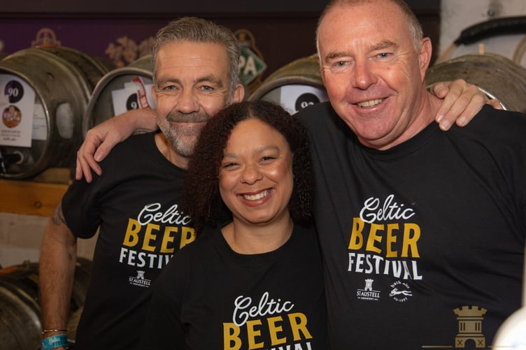 A scene from the Celtic Beer Festival in St Austell last year.