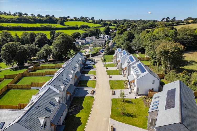 The development features 24 homes at Trewhiddle.