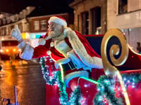 Camborne get into festive spirit as town switch on Christmas lights