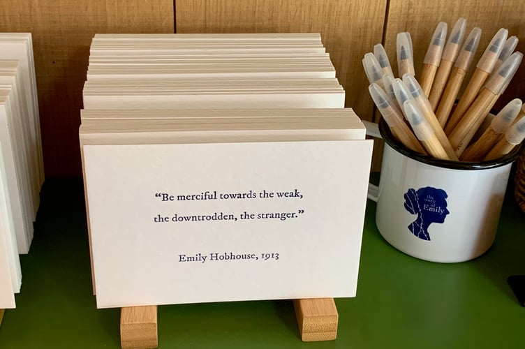 Emily Hobhouse was a pacifist, a Liberal, a humanitarian. Her  life is celebrated in this immersive experience at St Ive. (Picture: Sarah Martin)