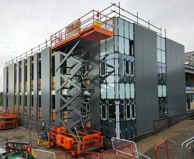 New Outpatient Department at hospital reaches major milestone