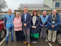 New solar panels installed on roof of Goldsithney village hall