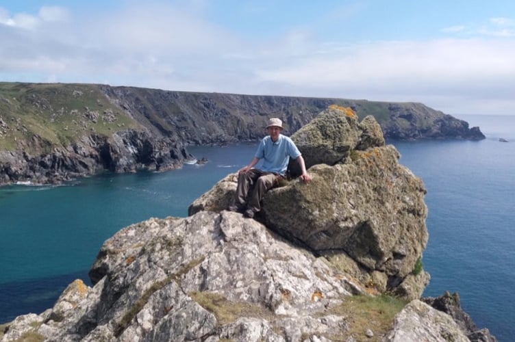 Andrew Townsend on the dramatic coastline between Kynance Cove and Mullion Cove.