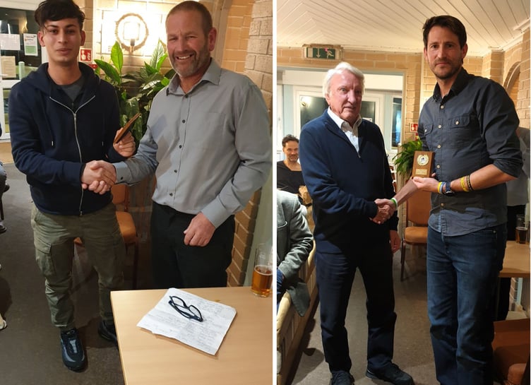 Tideford Cricket Club, Nasrullah Mandozai and Chris Anderson.