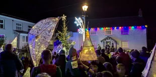 Tregony lights up for Christmas