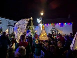 Tregony lights up for Christmas