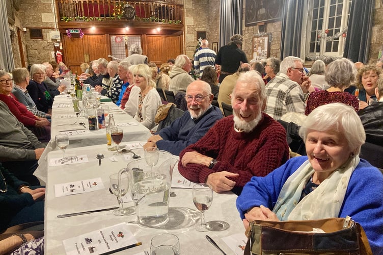 Madron's Christmas Social Evening event was a sell out.