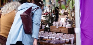 High street staging festive celebration and Christmas street market