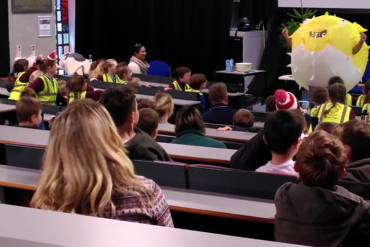 Scientific and engineering wonders wow children attending annual Christmas event 2.