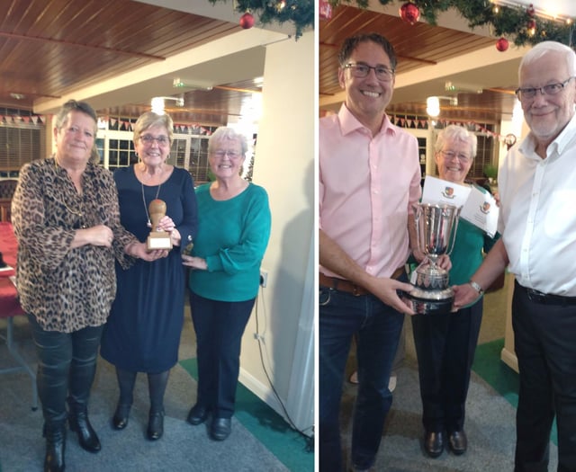 Looe Bowling Club host presentation night