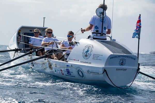 Invictus Atlantic team set off on epic rowing race for Invictus Trust
