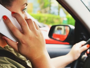 Two thirds of young drivers drive differently with friends in the car