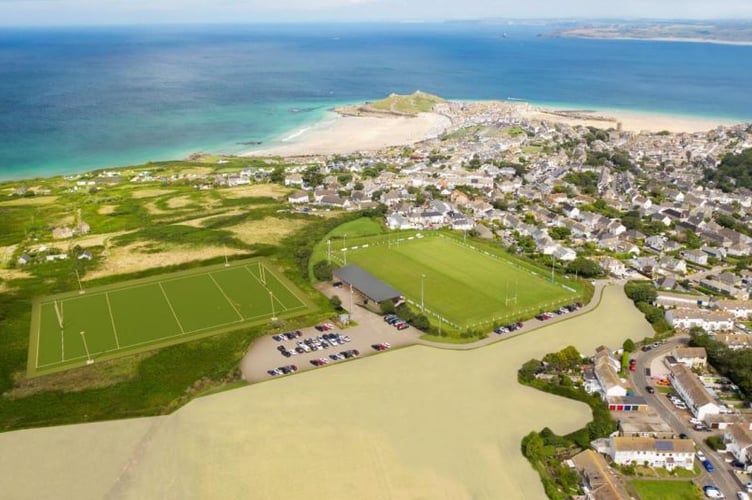An aerial image of how the site currently could look if the plans are approved.