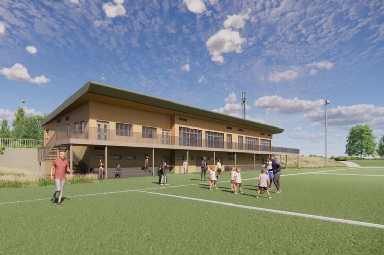 How the proposed new St Ives rugby clubhouse could look.