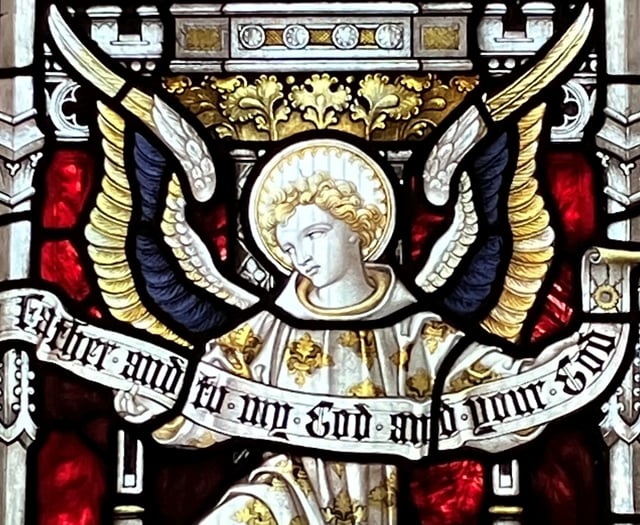 Angels at Christmas in Truro Cathedral