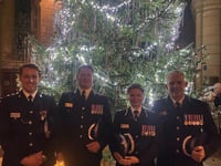 Emergency services come together at Truro Cathedral carol service