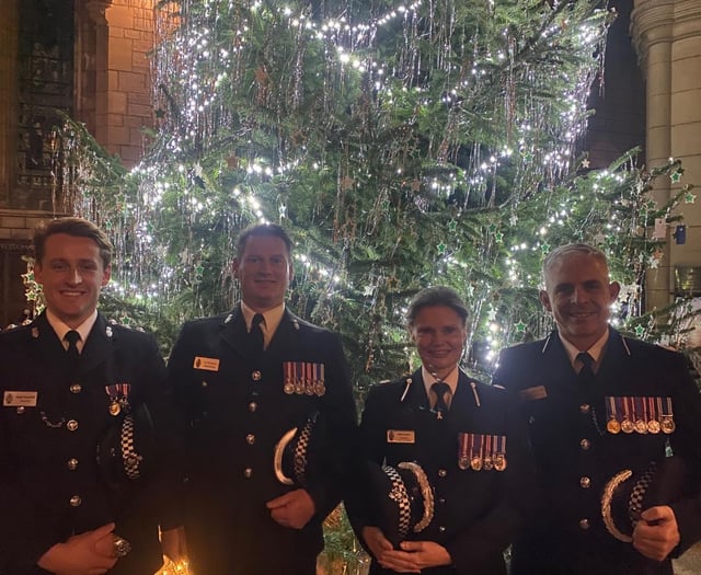 Emergency services come together at Truro Cathedral carol service