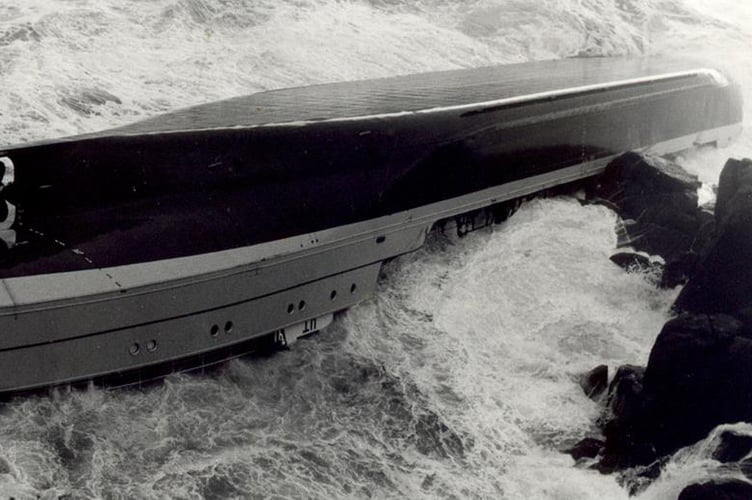 Union Star wrecked.