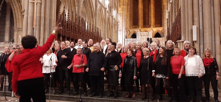 Falmouth Gospel Choir at Truro Big Sing 2024