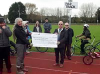 Rotary club gives £500 boost to bicycle project