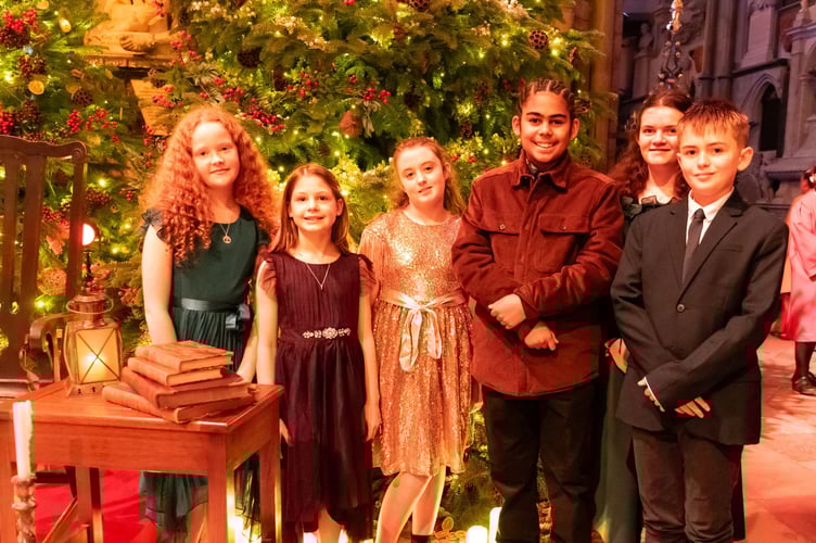 Youngsters from the Cornish charity Go Beyond were invited to be part of the Princess of Wales Christmas Carol Service at Westminster Abbey