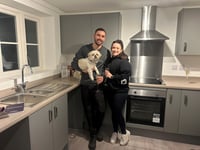 Young couple move into first-time home just in time for Christmas