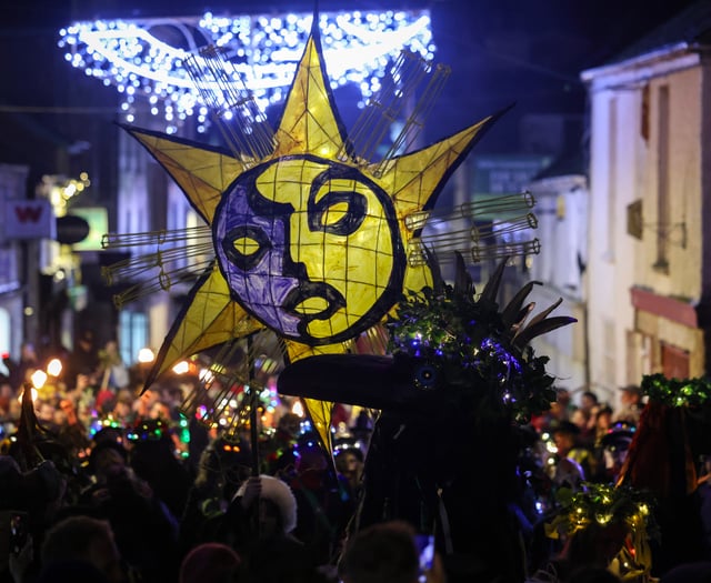 Thousands celebrate midwinter solstice with fire, beasts and misrule