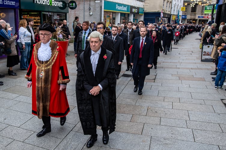 Town clerk David Pooley said the public, on the whole, enjoyed seeing the mayor and clerk robed up for civic events. Picture: Paul Williams