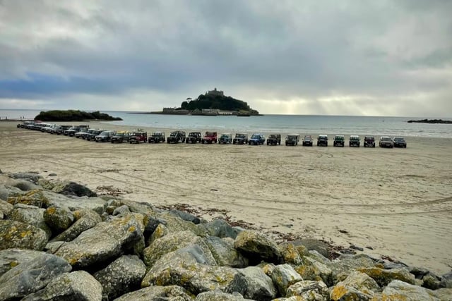 Falmouth's Land Rover club raises £750 for local Foodbank